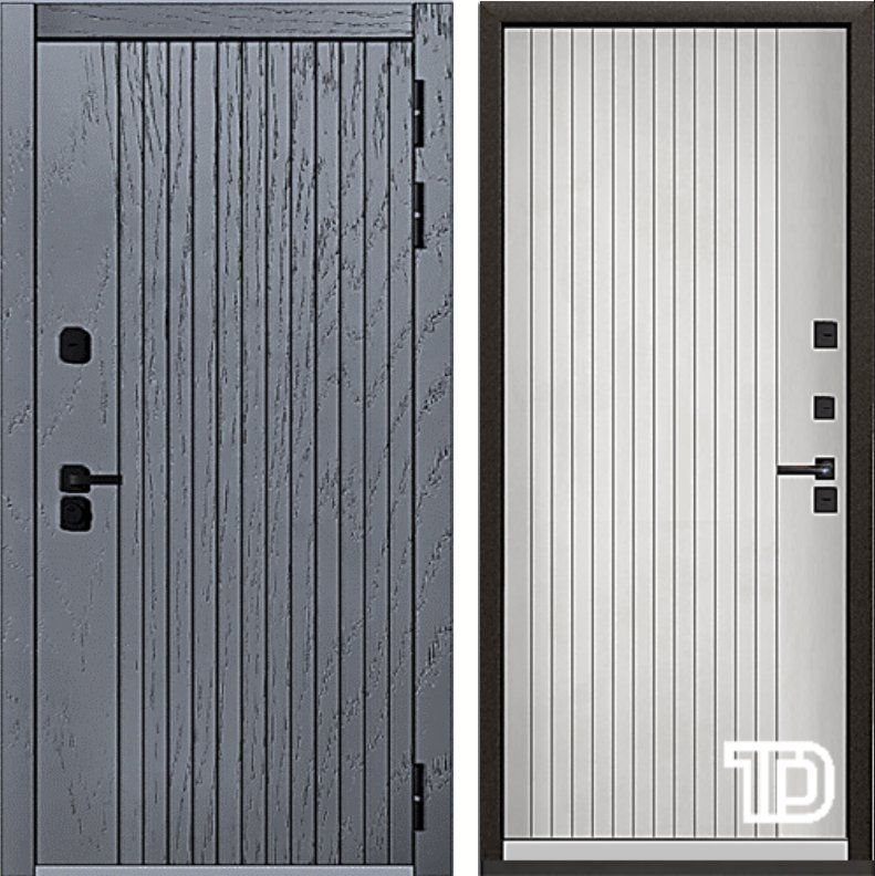 Фото Титан Дорс Термо ОБЕРЕГ ЭНИГМА Дуб седой с патиной DIS007211